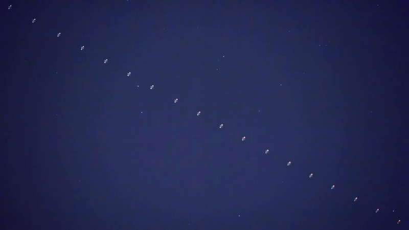 Unknown aircraft flyby composite